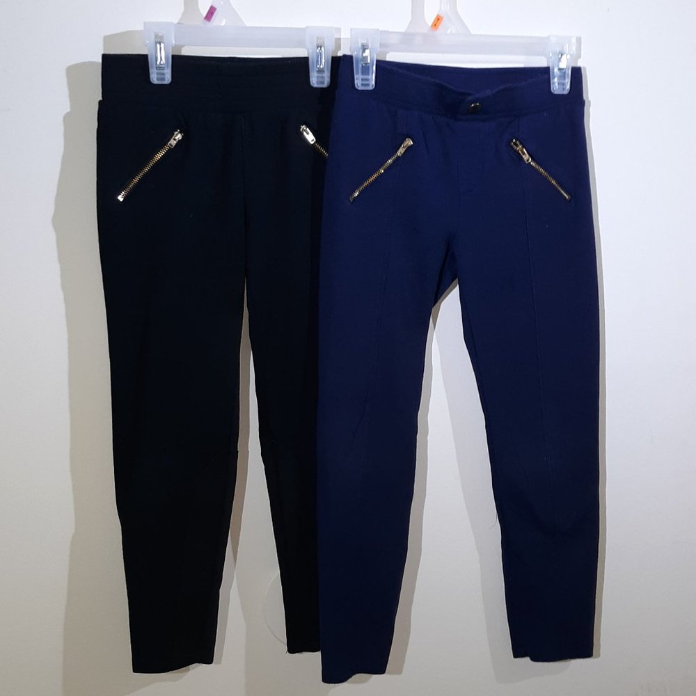 2 Faded Glory Girls Zipper Pocket Skinny Pants